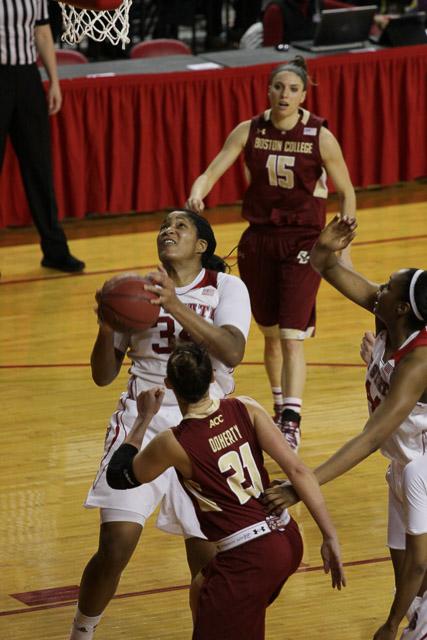 No. 23 N.C. State remains undefeated at home with an 86-75 defeat of Boston College in Reynolds Coliseum Thursday, Jan. 23, 2014. The Wolfpack has improved to 17-3 on the season, equaling last season's win total.