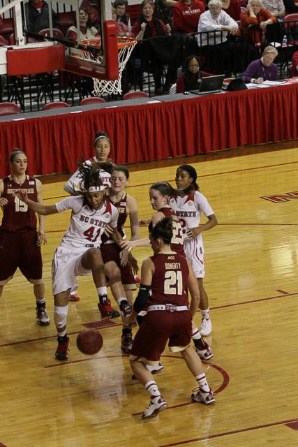 No. 23 N.C. State remains undefeated at home with an 86-75 defeat of Boston College in Reynolds Coliseum Thursday, Jan. 23, 2014. The Wolfpack has improved to 17-3 on the season, equaling last season's win total.