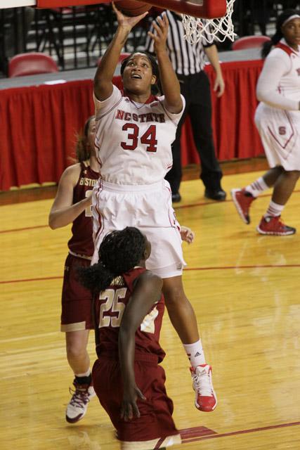 No. 23 N.C. State remains undefeated at home with an 86-75 defeat of Boston College in Reynolds Coliseum Thursday, Jan. 23, 2014. The Wolfpack has improved to 17-3 on the season, equaling last season's win total.