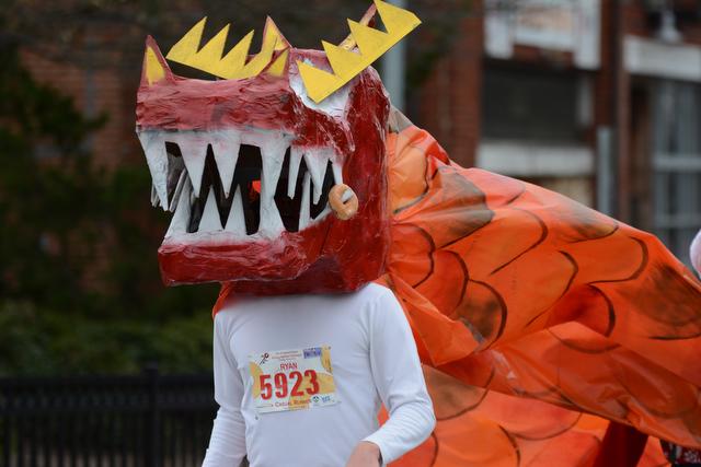 Approximately 7,700 runners participated in the 10th annual Krispy Kreme Challenge in Raleigh Saturday, Feb. 8, 2014. The event raised $200,000 for the North Carolina Children's Hospital.