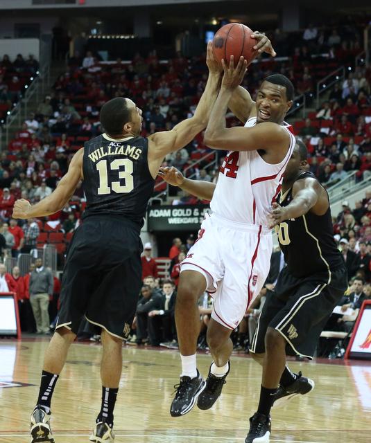 N.C. State defeats rival Wake Forest, 82-67, in PNC Arena Tuesday, Feb. 11, 2013.