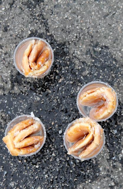 Approximately 7,700 runners participated in the 10th annual Krispy Kreme Challenge in Raleigh Saturday, Feb. 8, 2014. The event raised $200,000 for the North Carolina Children's Hospital.