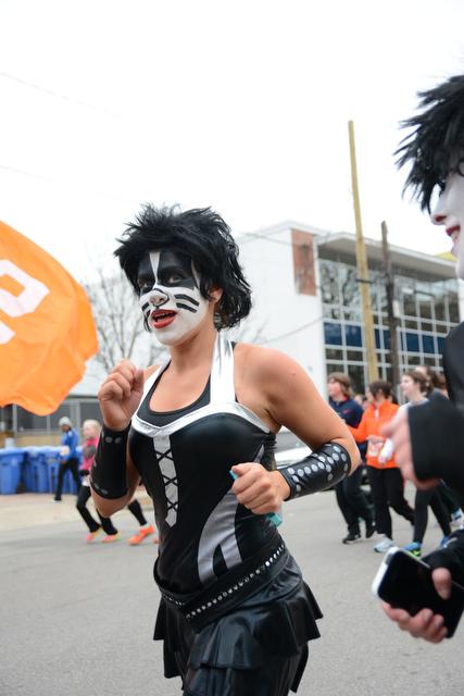 Approximately 7,700 runners participated in the 10th annual Krispy Kreme Challenge in Raleigh Saturday, Feb. 8, 2014. The event raised $200,000 for the North Carolina Children's Hospital.