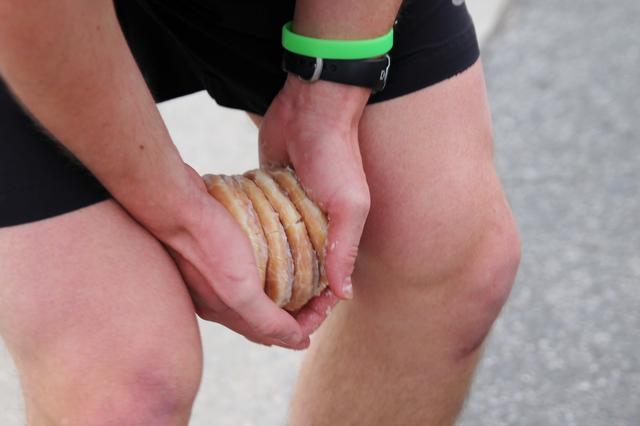 Approximately 7,700 runners participated in the 10th annual Krispy Kreme Challenge in Raleigh Saturday, Feb. 8, 2014. The event raised $200,000 for the North Carolina Children's Hospital.