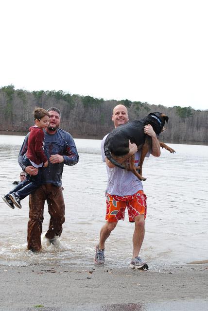 The N.C. State Polar Plunge took place at Lake Raleigh Saturday, Feb. 22, 2014. Participants braved the frigid water to raise money for the North Carolina Law Enforcement Torch Run for Special Olympics.