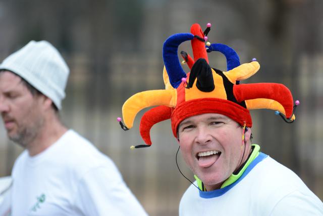 Approximately 7,700 runners participated in the 10th annual Krispy Kreme Challenge in Raleigh Saturday, Feb. 8, 2014. The event raised $200,000 for the North Carolina Children's Hospital.