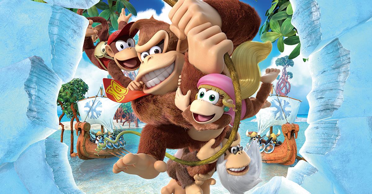 Nintendo&#8217;s Donkey Kong Country: Tropical Freeze features the ability to&#160;attach&#160;different&#160;characters to the lead character, Donkey Kong.