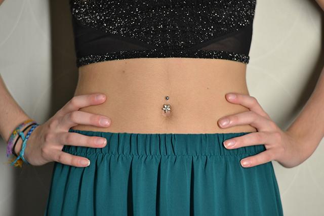 Crop tops and longer skirts are two of the trends found on the runway that will be popular this spring.