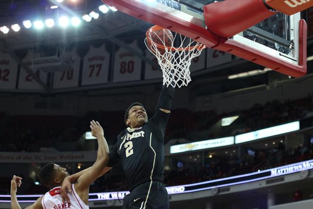 N.C. State defeats rival Wake Forest, 82-67, in PNC Arena Tuesday, Feb. 11, 2013.