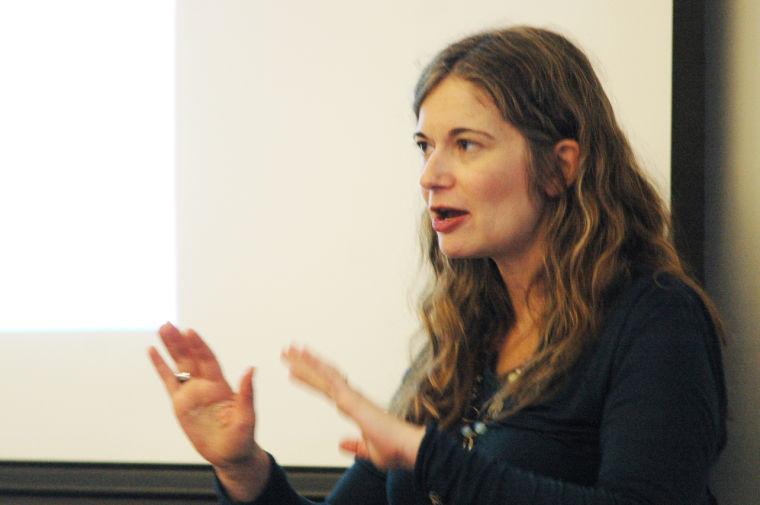 Jelena Subotic, the 2014 Visiting Young Scholar for the School of Public and International Affairs, lectures about the conflicts surrounding the issue of the International Criminal Tribunal for the former Yugoslavia.