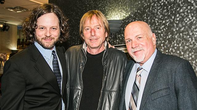 &#160;
From left to right: Rob Underhill (director), Stewart Nelson (editor), Al Julian (writer/executive producer). The show&#8217;s creators attended the premiere of their show, Fever Dreams, at an event hosted by the College of Living Arts.
