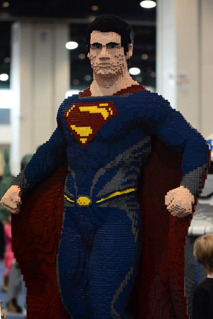 Families and children assembled Saturday at the Raleigh Convention Center at the LEGO KidsFest. The LEGO Fest featured a LEGO Model Museum of characters from fiction. Also featured was a brick pile for children to dive in and put bricks together. Two LEGO Master Builders, Steve Gerling and Chris Steininger, were present to teach tools of the trade that they have learned through their years of building with LEGOs. Gerling and Steininger built most of the models displayed in the Model Museum. As visitors exited the LEGO Fest, they had the opportunity to build a section of the United States and have it placed on a 65 feet long by 45 feet wide. Visitors could view this visitor-made model from a balcony.
