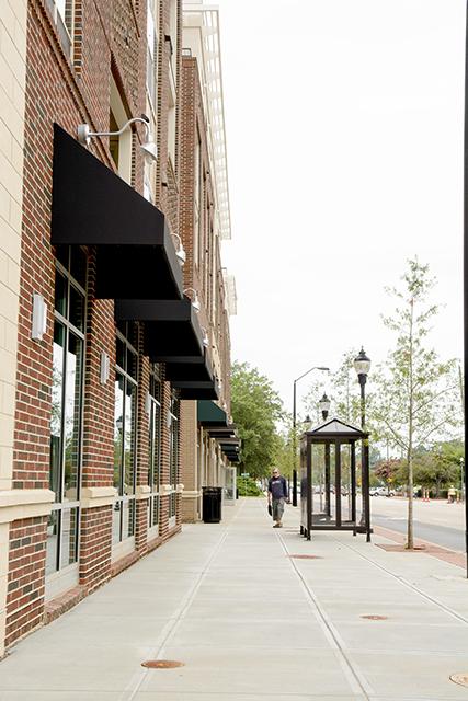 Oberlin Road, shown here on Wednesday, July 16, 2014, is undergoing renovations to make it more pedestrian friendly, including street-level shops and wider sidewalks.&#160;