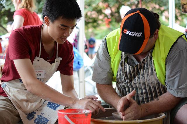 More than 55,000 people made it out to Hillsborough St. Saturday to celebrate the third annual Packapalooza street festival. &#160;Visitors had the opportunity to visit craft booths, meet Wolfpack athletes, tour the Belltower, taste a variety of street foods, and watch live musical performances.