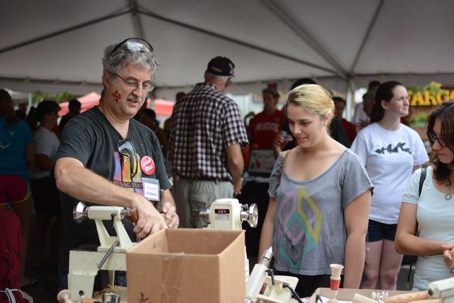 More than 55,000 people made it out to Hillsborough St. Saturday to celebrate the third annual Packapalooza street festival. &#160;Visitors had the opportunity to visit craft booths, meet Wolfpack athletes, tour the Belltower, taste a variety of street foods, and watch live musical performances.