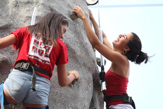 More than 55,000 people made it out to Hillsborough St. Saturday to celebrate the third annual Packapalooza street festival. &#160;Visitors had the opportunity to visit craft booths, meet Wolfpack athletes, tour the Belltower, taste a variety of street foods, and watch live musical performances.