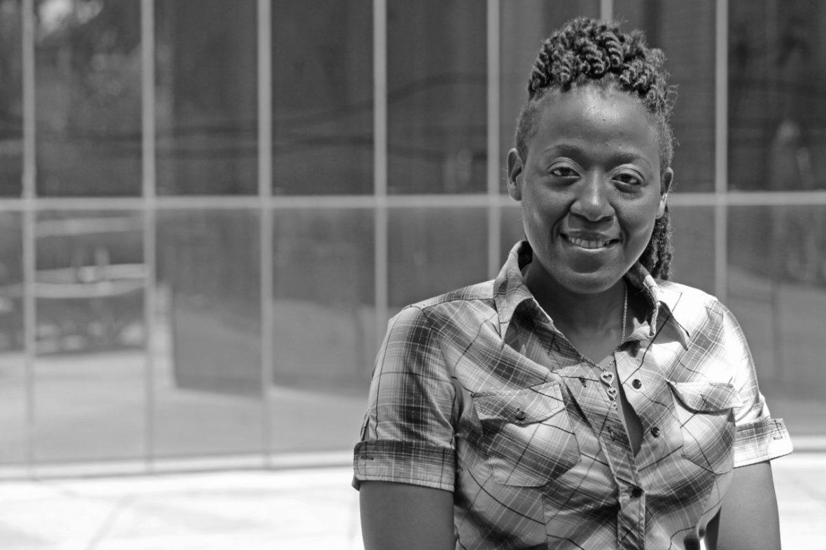Yvette Nkunde-Bose, a senior student here at NC State studying Biochemistry, is from Rwanda. She sat down with us for a bit to share her story Aug. 26 2014. Photo by Keenan Hairston