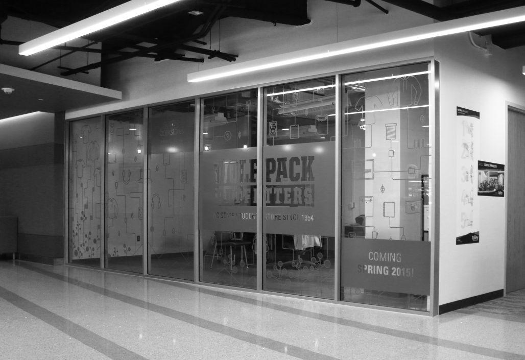 The NC State bookstore currently located in Harrelson Hall will be moving to Talley Student Union in the spring as part of Phase II. In Talley, the bookstore will go by a new name, Wolfpack Outfitters. Photo by Sam Whitlock.