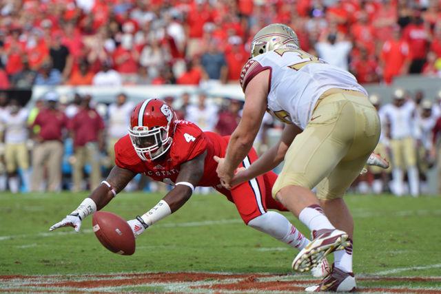The Wolfpack put a valiant effort against the No. Seminoles Saturday, leading through the majority of regulation time, but eventually dropping the game 56-41. Quarterback Jacoby Brissett had a stellar performance, tossing 31-of-48 for 359 yards with 3 TDs.