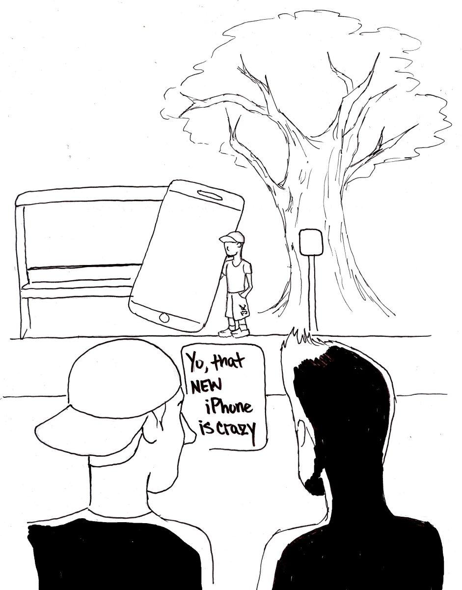 Conspicuous phone calls.