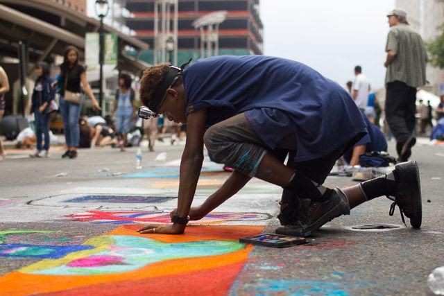SPARKcon returned to downtown Raleigh for the ninth consecutive year this weekend. The art and design festival is produced by Visual Art Exchange, a non-profit devoted to promoting the visual arts in North Carolina.