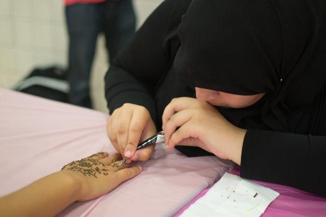 The smell of freshly prepared chocolate confections wafted through the halls of Carmichael Gym Friday, Sept. 19, as students and visitors took part in the NC State Women's Center's Chocolate Festival. The annual event is hosted to raise funds for breast cancer research.