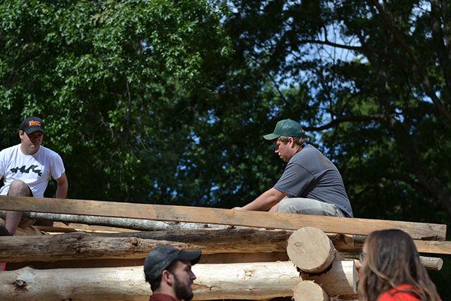 The 2014 Shack-a-Thon returned to the Brickyard Sept. 22-26. The annual event, in which 20 student groups build and inhabit shacks 24 hours a day for 5 days, raises money for the Wake County Habitat for Humanity to build homes locally and abroad.