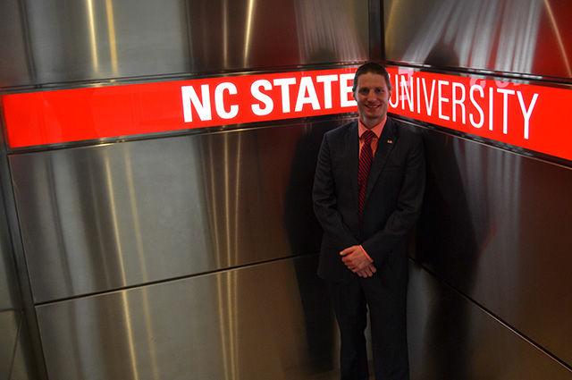 David Fiala, Ph.D. candidate at NC State is the president for the University Graduate Student Association. David has been an active member in the USGA for several years and will serve as its president until April.
