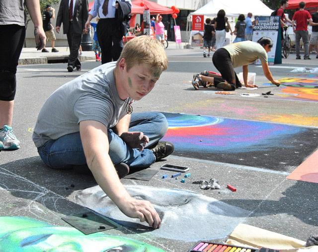 SPARKcon returned to downtown Raleigh for the ninth consecutive year this weekend. The art and design festival is produced by Visual Art Exchange, a non-profit devoted to promoting the visual arts in North Carolina.