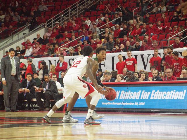 The NC State men's basketball team took the court at PNC Arena Thursday against Jacksonville University and Sunday against the University of South Florida. Led by sophomore forward BeeJay Anya and his school-record 10 blocks, the Pack easily handled the efforts of the Dolphins, defeating them 79-43. Again on Sunday, the Pack squeaked out a win over South Florida 68-65 after a late scoring run by the Bulls.