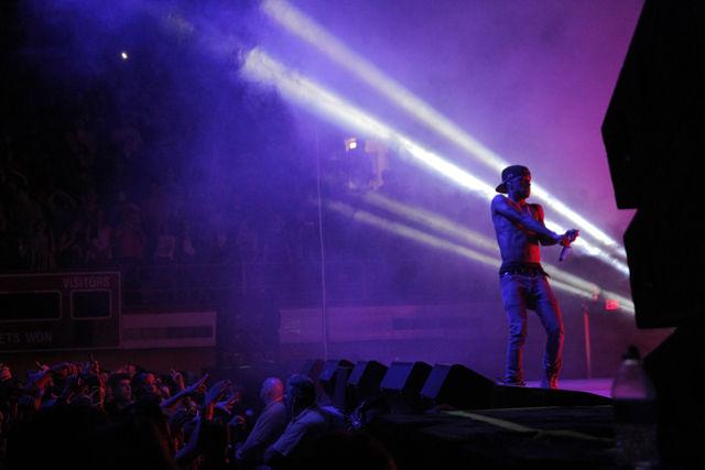 The 2014 PackHowl Homecoming Concert featuring T-Pain, Jeremih, and headliner Big Sean was the first since its inception to sell out. Students poured into Reynolds Coliseum Thursday evening for the show sponsored by the Union Activities Board.
