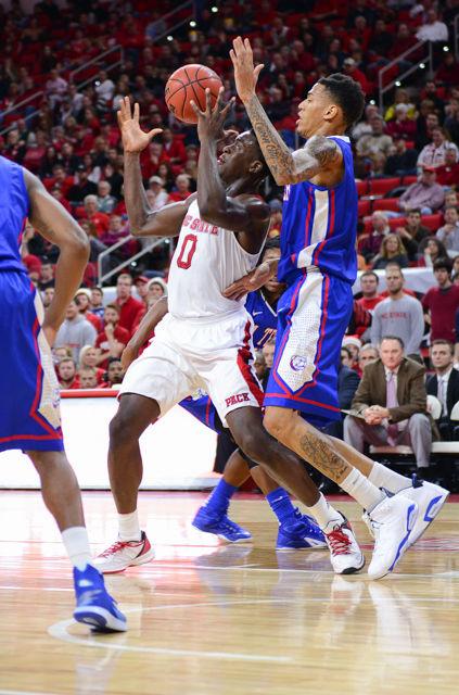 The NC State men's basketball team was put to the challenge before their holiday break by Louisiana Tech Dec. 23 in PNC Arena. Trailing 24-39 at the end of the first half, the Pack rallied back under the leadership of sophomore forward Kyle Washington (11 points, 10 rebounds), outscoring the Bulldogs 49-26 in the second half for the 73-65 win.