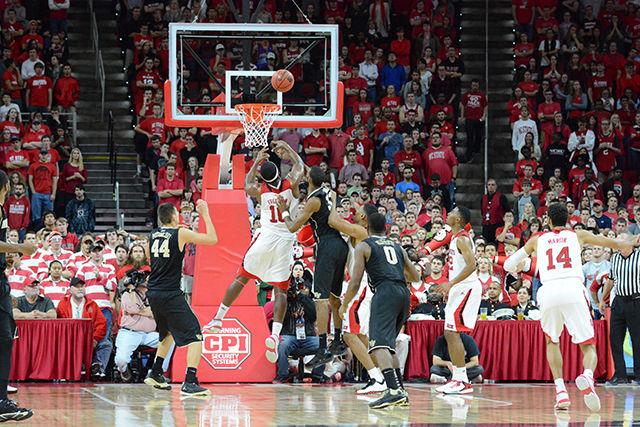 N.C. State opens conference play with a 78-65 victory over the rival Demon Deacons of Wake Forest in PNC Arena Saturday, Dec. 6, 2014.