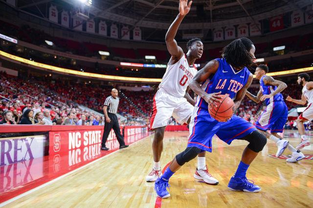 The NC State men's basketball team was put to the challenge before their holiday break by Louisiana Tech Dec. 23 in PNC Arena. Trailing 24-39 at the end of the first half, the Pack rallied back under the leadership of sophomore forward Kyle Washington (11 points, 10 rebounds), outscoring the Bulldogs 49-26 in the second half for the 73-65 win.