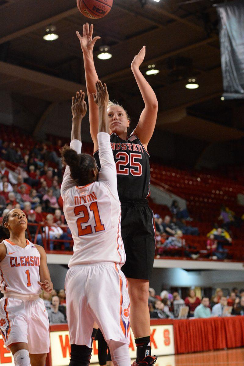 The NC State women's basketball team took home their second ACC win of the season Saturday afternoon, Jan. 10, soundly defeating Clemson 76-50. Sophomore guard Miah Spencer tied her career-high scoring record with 25 points, shooting 67% from the field. The Pack returns to Reynolds Coliseum Jan. 22 to face rival No.8 UNC-Chapel Hill.