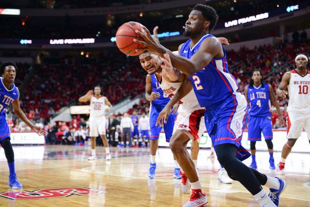 The NC State men's basketball team was put to the challenge before their holiday break by Louisiana Tech Dec. 23 in PNC Arena. Trailing 24-39 at the end of the first half, the Pack rallied back under the leadership of sophomore forward Kyle Washington (11 points, 10 rebounds), outscoring the Bulldogs 49-26 in the second half for the 73-65 win.