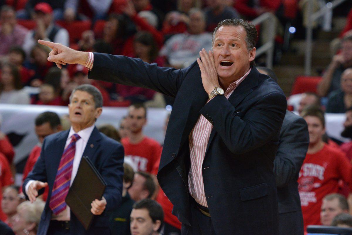 The NC State men's basketball team looked to upset No. 8 Notre Dame Jan. 25 in PNC Arena only to fall short 81-78 in overtime. After trailing 42-30 at the half, the Fighting Irish slowly climbed back into the game and were able to force overtime play on a bucket by V.J. Beacham with 1.8 seconds remaining in regulation. A last-second 3-point attempt to force double overtime by redshirt junior Trevor Lacey was easily blocked to end the game.
