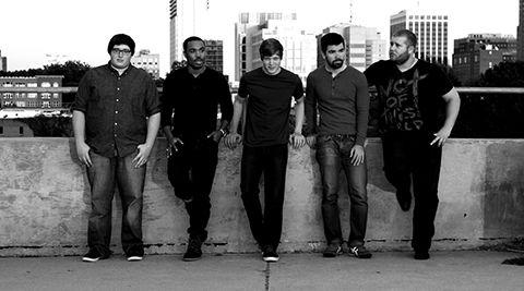 Left to Right: Michael Mears, Stephen Luster, Bryan Mears, TJ Louis and Ryan Collinsworth make up the band Love and War. Three of the five are either NC State students or alumni. The group plans on releasing their first album later this year.