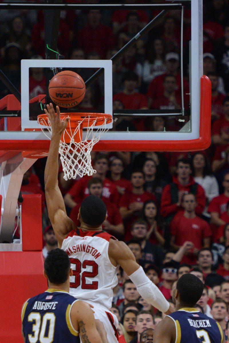 The NC State men's basketball team looked to upset No. 8 Notre Dame Jan. 25 in PNC Arena only to fall short 81-78 in overtime. After trailing 42-30 at the half, the Fighting Irish slowly climbed back into the game and were able to force overtime play on a bucket by V.J. Beacham with 1.8 seconds remaining in regulation. A last-second 3-point attempt to force double overtime by redshirt junior Trevor Lacey was easily blocked to end the game.