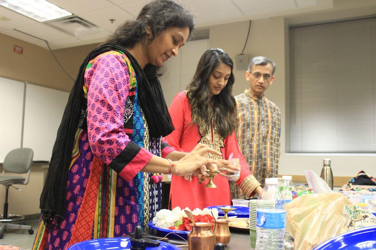The members of NCSU Hindu Students Association celeberated "Mahashivratri" Sunday evening, Feb. 22, 2015 in Withers Hall. Maha Shivaratri is a Hindu festival celebrated annually in reverence of the god Shiva.