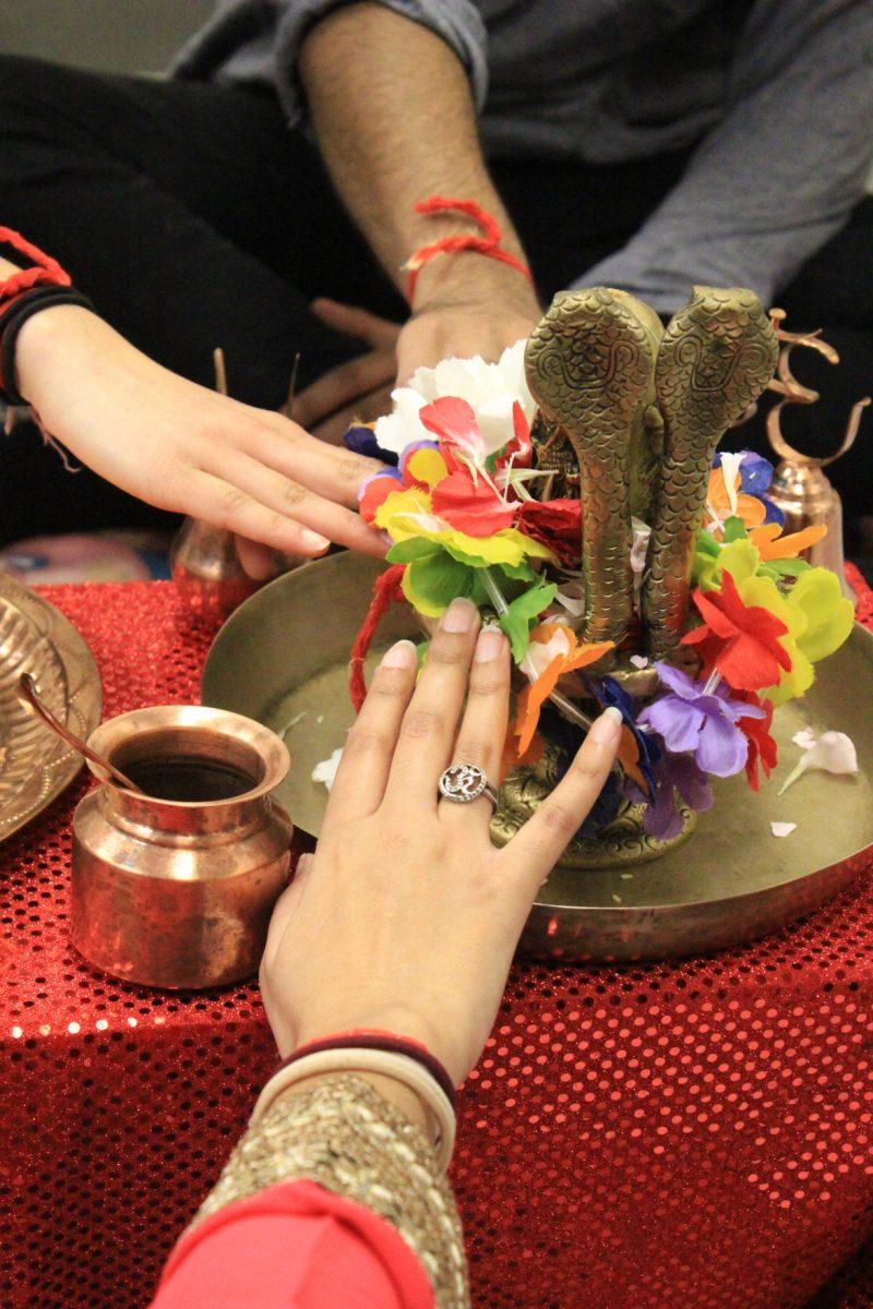 The members of NCSU Hindu Students Association celeberated "Mahashivratri" Sunday evening, Feb. 22, 2015 in Withers Hall. Maha Shivaratri is a Hindu festival celebrated annually in reverence of the god Shiva.