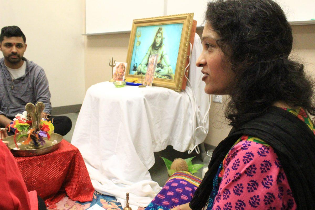 The members of NCSU Hindu Students Association celeberated "Mahashivratri" Sunday evening, Feb. 22, 2015 in Withers Hall. Maha Shivaratri is a Hindu festival celebrated annually in reverence of the god Shiva.