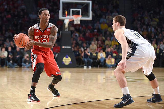 Sophomore guard Anthony &#8220;Cat&#8221; Barber handles the ball during the game against Georgia Tech in the McCamish Pavilion in Atlanta Jan. 31.
