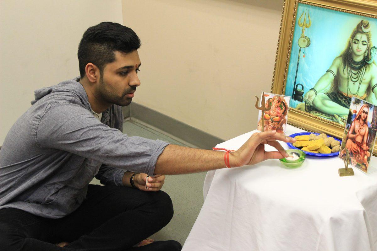 The members of NCSU Hindu Students Association celeberated "Mahashivratri" Sunday evening, Feb. 22, 2015 in Withers Hall. Maha Shivaratri is a Hindu festival celebrated annually in reverence of the god Shiva.