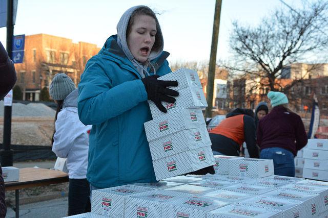 The Krispy Kreme Challenge, which has racers run from the Bell Tower to Krispy Kreme eat a dozen glazed donuts, and run back, took place on Saturday, Feb. 14, 2015. An N.C. State student in the intensive English program, Ghassan Al-Hadhrami, won the race with a time of 28 minutes and 50 seconds.