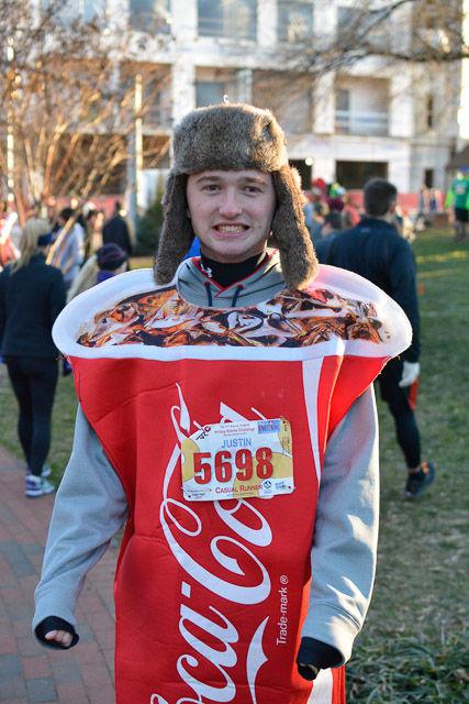 The Krispy Kreme Challenge, which has racers run from the Bell Tower to Krispy Kreme eat a dozen glazed donuts, and run back, took place on Saturday, Feb. 14, 2015. An N.C. State student in the intensive English program, Ghassan Al-Hadhrami, won the race with a time of 28 minutes and 50 seconds.