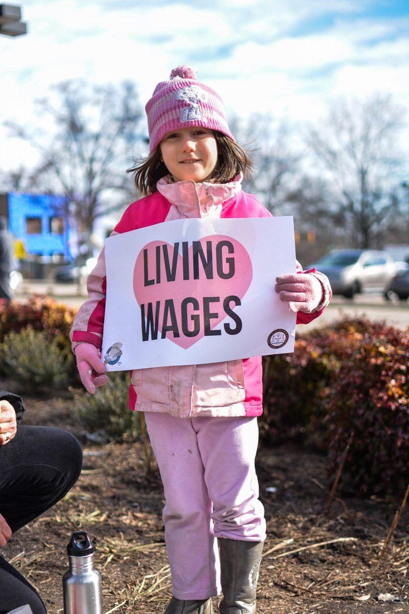 Thousands of protestors marched through downtown Raleigh Saturday morning, Feb. 14 for the 'Historic Thousands on Jones St.' march. The annual rally attracted citizens from around the state who gathered to express their dissatisfaction with a number of policies surrounding topics such as reproductive rights, workers' conditions, GLBT equality, and religious freedom.