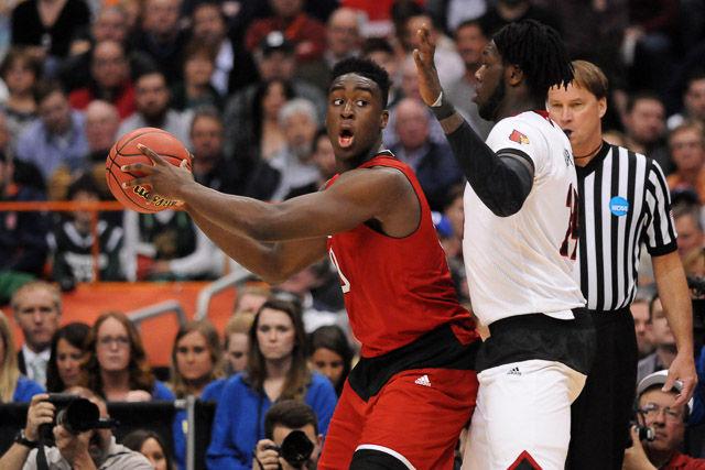 N.C. State falls to Louisville 75-65 in the Sweet Sixteen in Syracuse Friday, March 25, 2013.