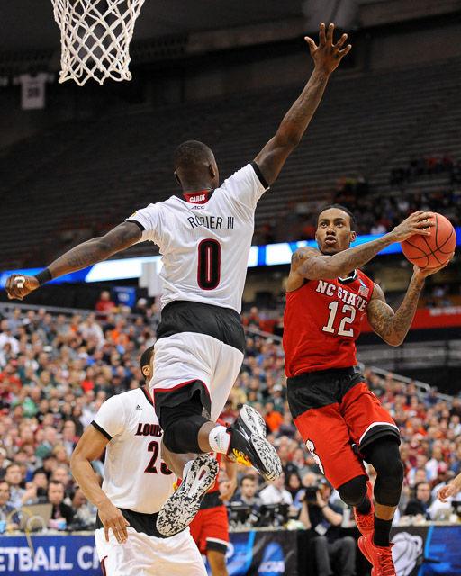 N.C. State falls to Louisville 75-65 in the Sweet Sixteen in Syracuse Friday, March 25, 2013.