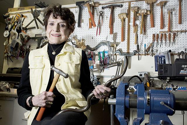 Metalsmith Mary Ann Scherr is an instructor of metal crafts at NC State's Crafts Center. Scherr is world-renowned for her metal jewelry and artistic pieces as well as her research in the development of metallic "body monitors." Her work can be found in the permanent collections of major museums including The Vatican Museum of Art, The US National Archives, The Metropolitan Museum of Art, The Museum of Art &amp; Design, and The Smithsonian Institution.